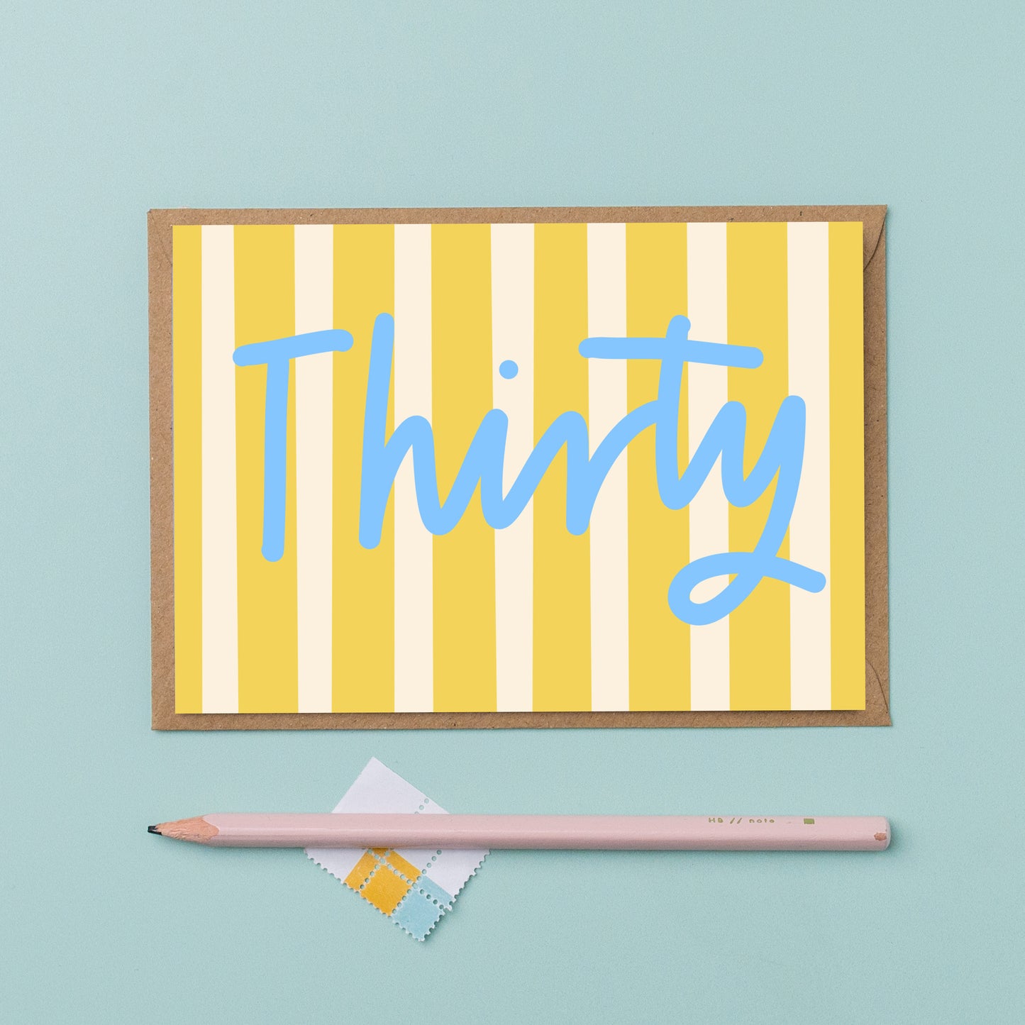 Thirtieth Birthday card