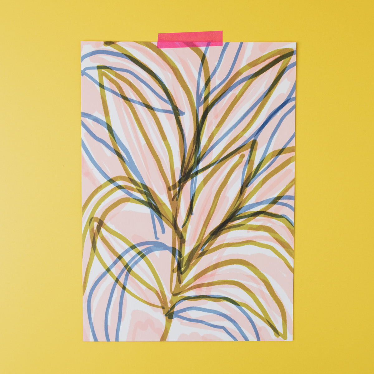 Plant print A4