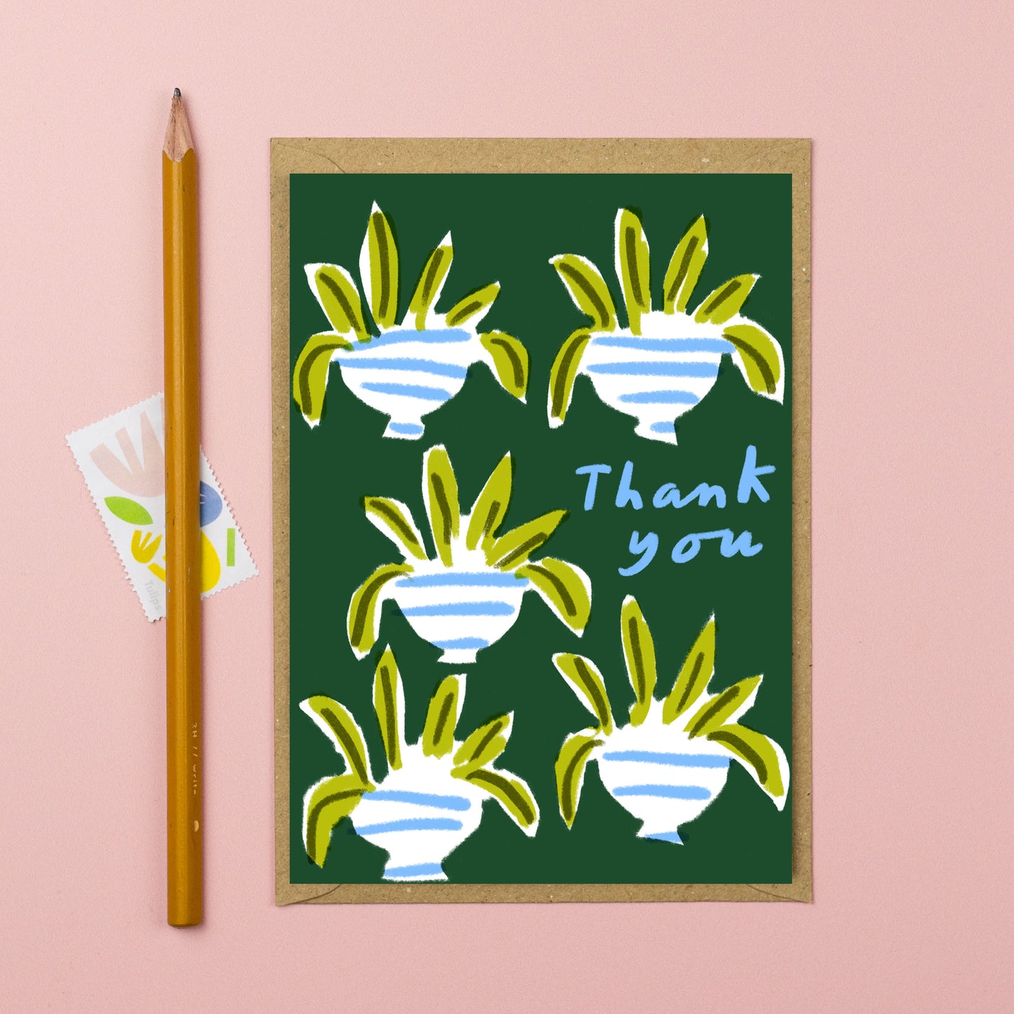 Thanks plants card