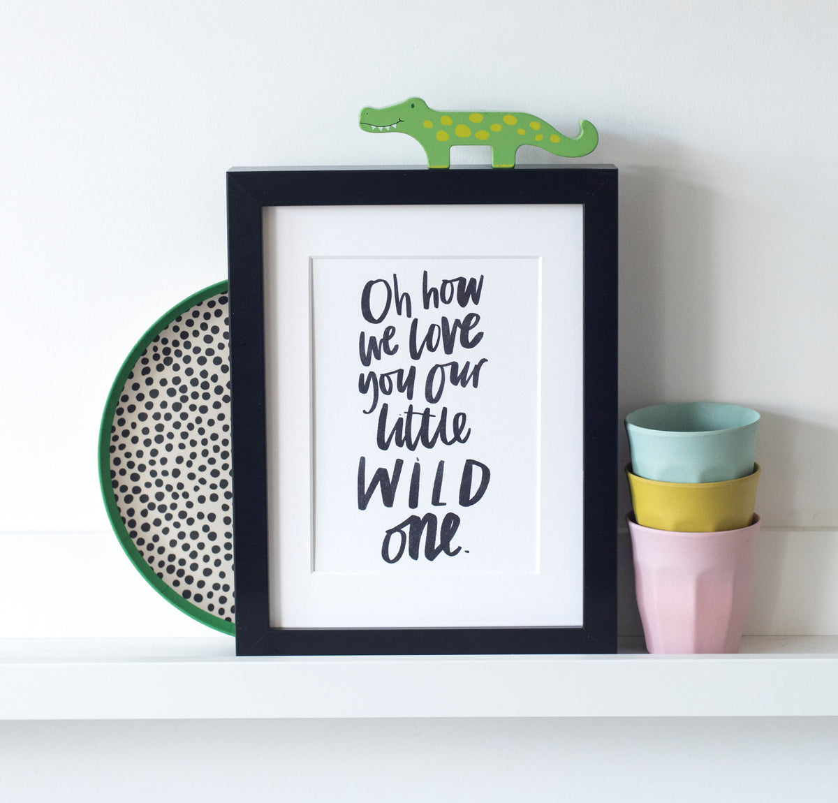 Wild one nursery print