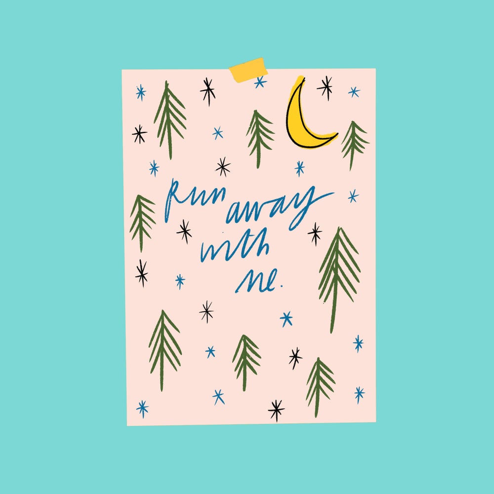Run Away With Me A4/A3 Print