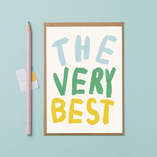 The very best Father's  day card