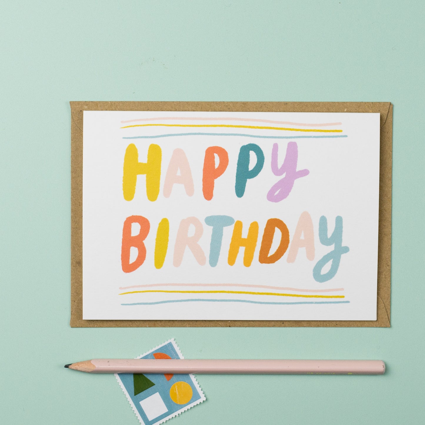 Birthday colours card