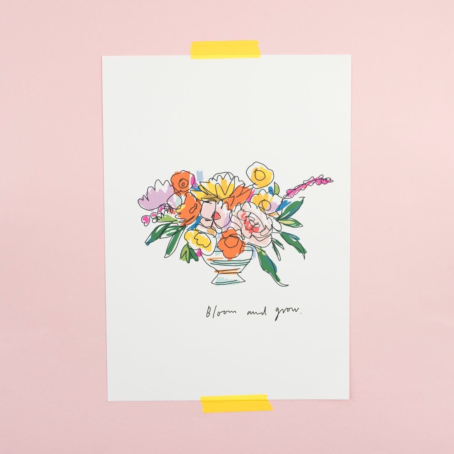 Floral Print - bloom/bloom and grow A4 print