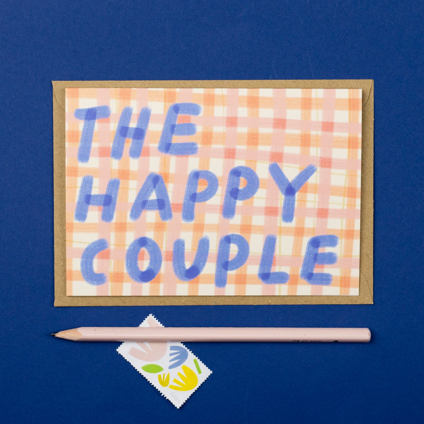 The happy couple card